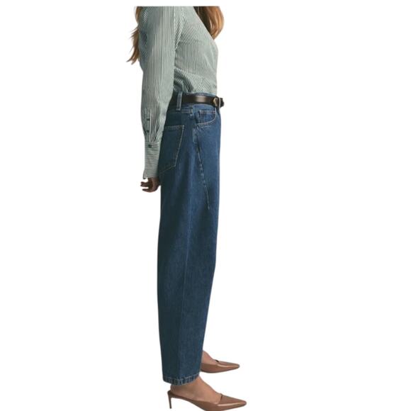 Favorite Daughter NWT Nikki Mid-rise Barrel Leg Ankle Jean-size 29 - Picture 4 of 16